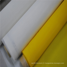 Maille jaune d&#39;impression d&#39;écran en soie de polyester de monofilament 100% monofilament